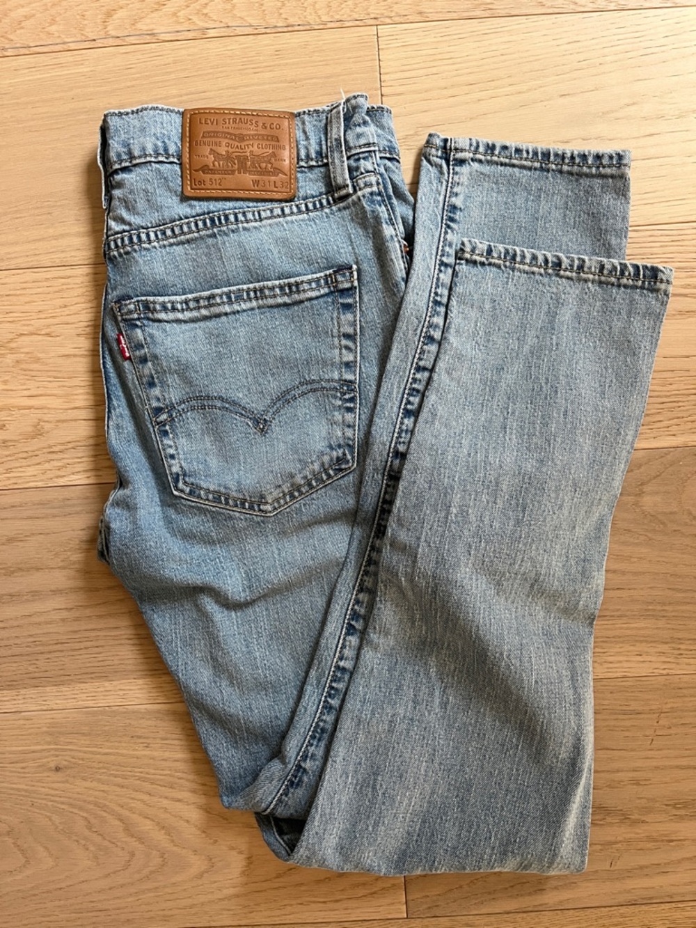 Levi's Men's 512 Jeans in Light Blue Denim